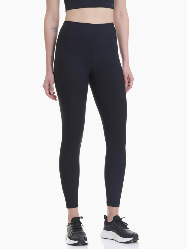 Seamless ribbed sports leggings