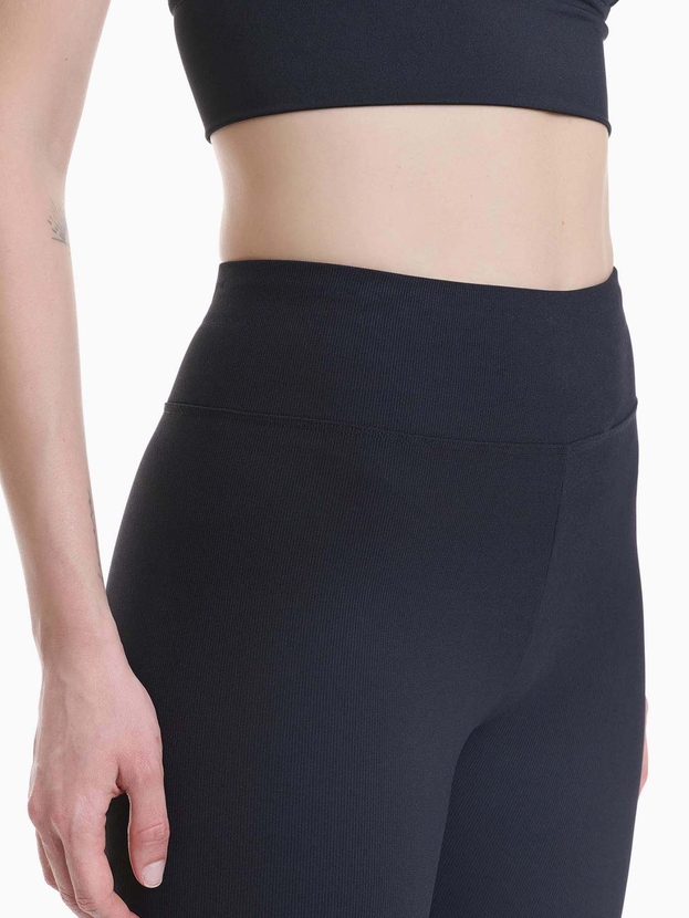 Seamless ribbed sports leggings