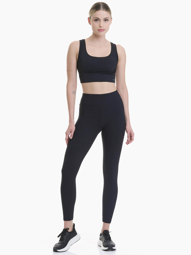 Seamless ribbed sports leggings