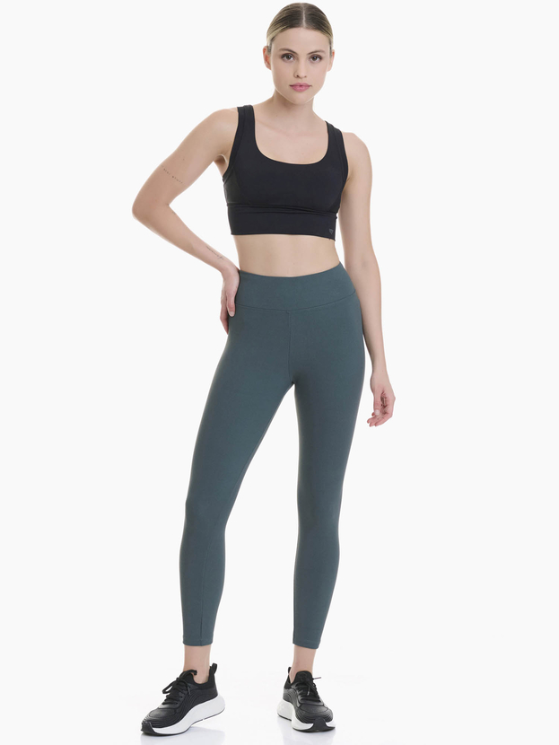 Seamless ribbed sports leggings