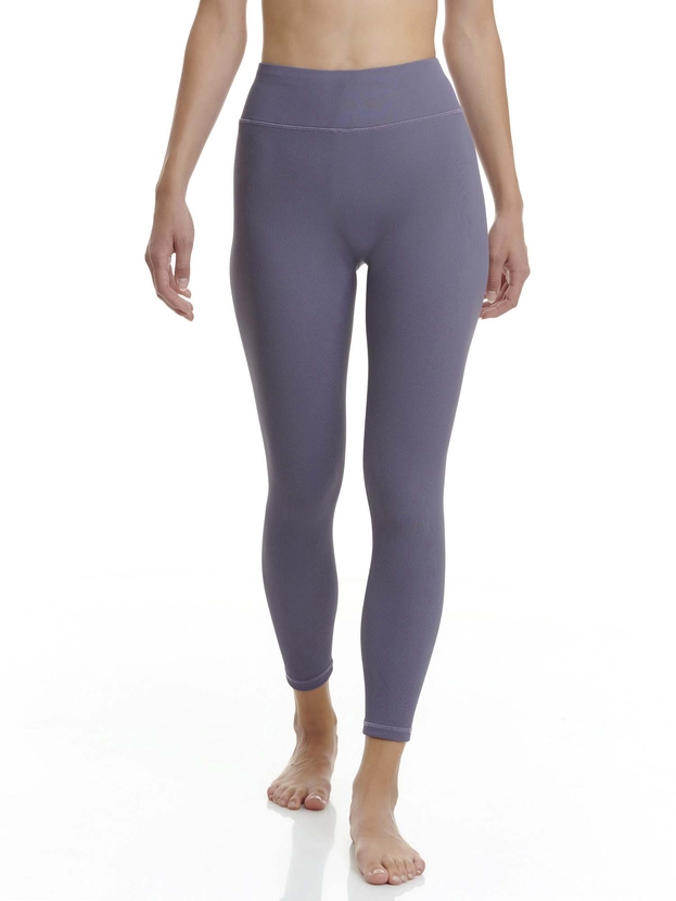 Seamless ribbed sports leggings