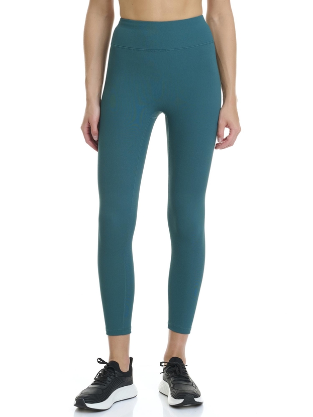 Seamless ribbed sports leggings