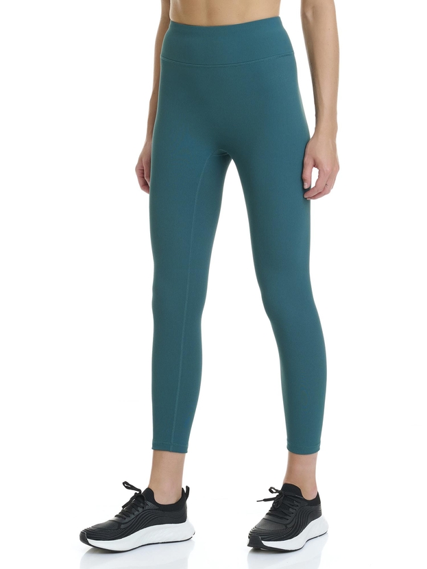 Seamless ribbed sports leggings