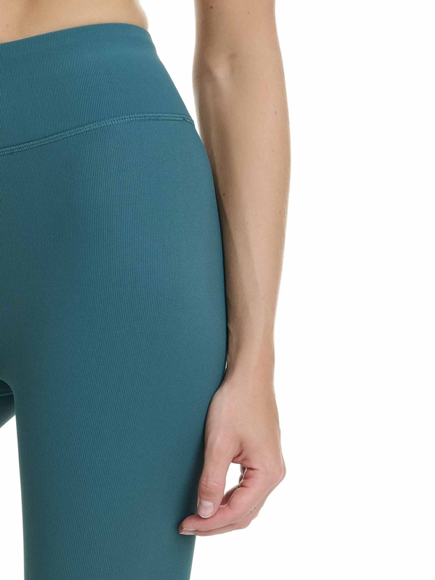 Seamless ribbed sports leggings