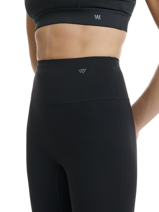 Light warm sports leggings with brushed inner layer
