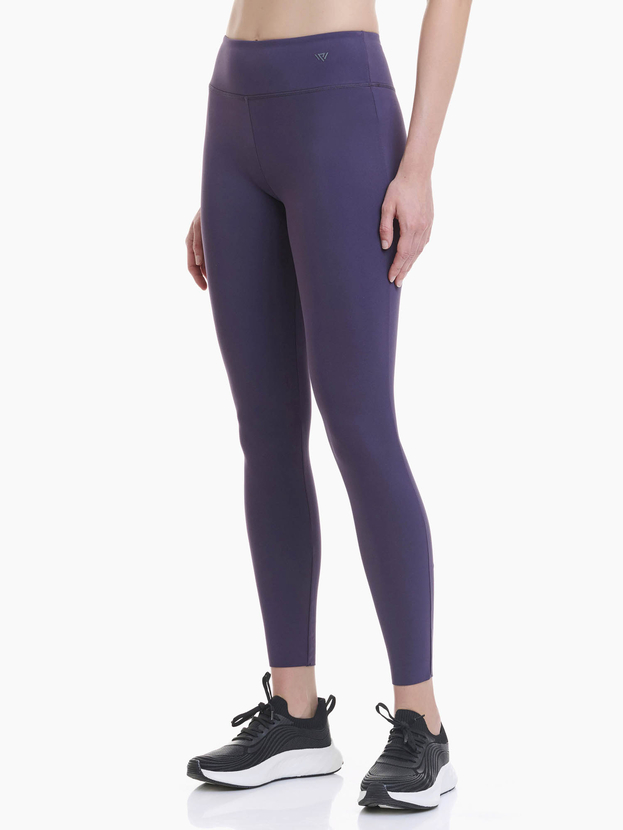 Light warm sports leggings with brushed inner layer