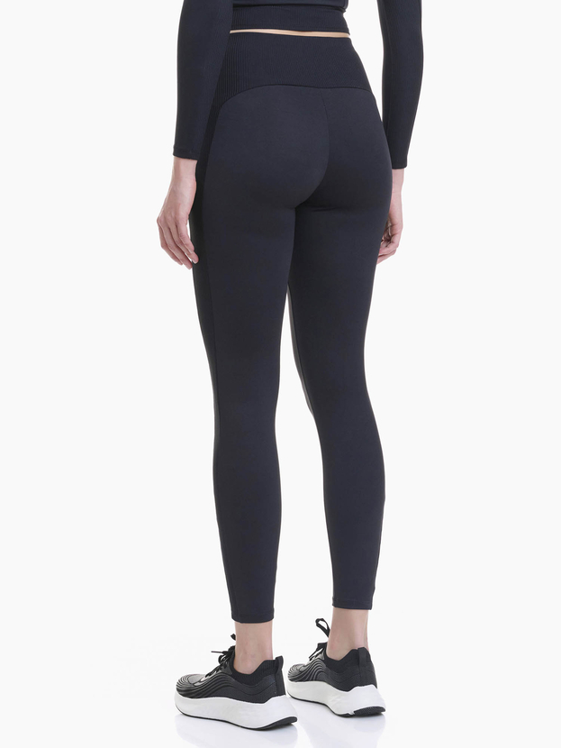 Sports leggings with ribbed side detail 8/8