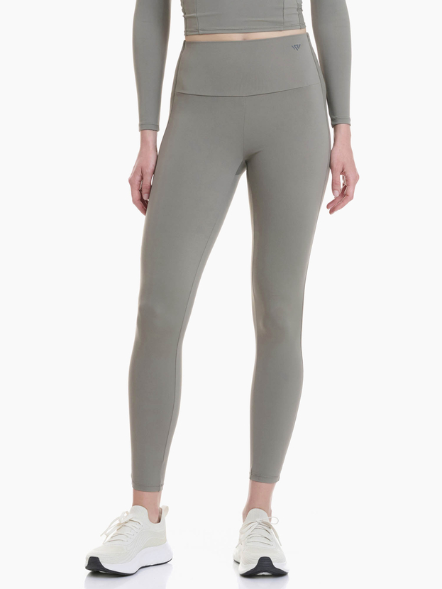 Sports leggings with ribbed side detail 8/8