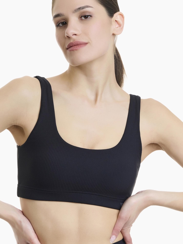 Rib αθλητικό μπουστάκι με αφαιρούμενα cups