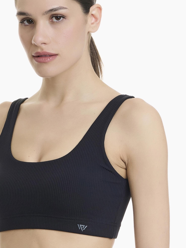 Rib αθλητικό μπουστάκι με αφαιρούμενα cups