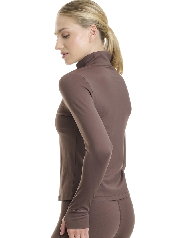 Αθλητική ζακέτα light warm με χνουδωτή εσωτερική επένδυση